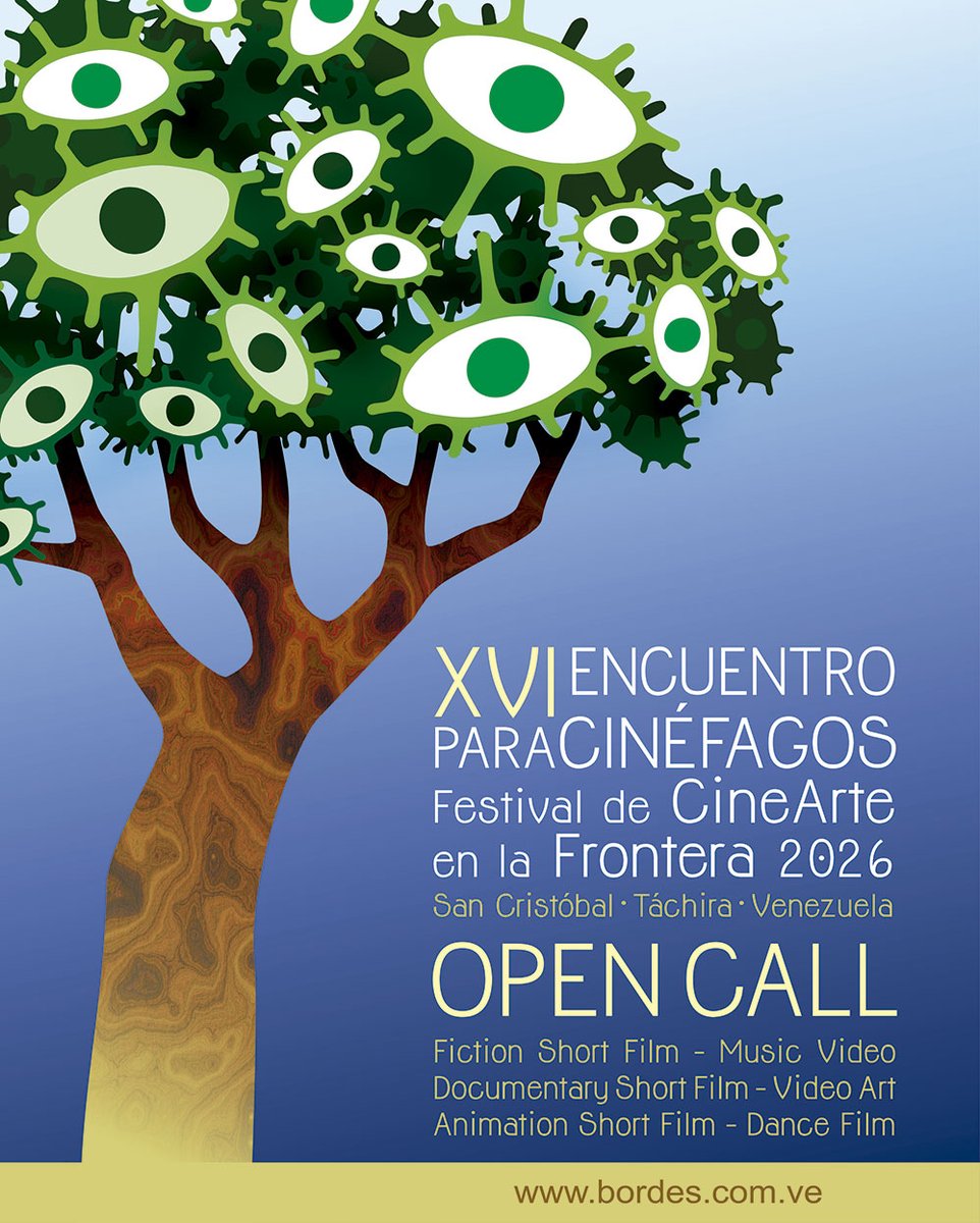 ParaCinefagos's tweet photo. Last days! We've reached our 16th edition ❇️ Welcome creatives! #OpenCall 2026 📍 Deadline: June 17 https://t.co/6BRpJgJHYG

Our new edition is here 📽️ XVI Encuentro para Cinefagos: Film-Art Festival on the Border 2026 https://t.co/FEZ95lsDPM