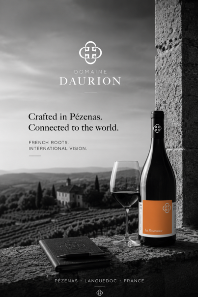 LDoyle59665's tweet photo. Crafted in Pézenas.
Connected to the world.
From our Languedoc roots to international markets, Domaine Daurion continues to build a clear direction: identity, consistency and long-term vision.

French roots. International vision. https://t.co/Jxxs9PPYDG
