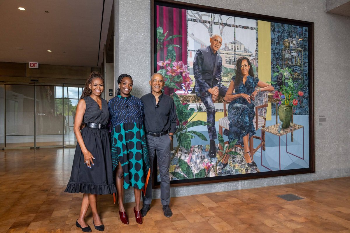 PatriotThe38286's tweet photo. 🇳🇬 Nigerians continue to leave remarkable footprints across the world, and one shining example is @AkunyiliCrosby.

Njideka Akunyili-Crosby, daughter of Dr. Chike and the late Prof. Dora Akunyili, is doing extraordinary things on the global stage, carrying forward a legacy of excellence, creativity, and service.

Former U.S. President @BarackObama  and First Lady @MichelleObama  have officially unveiled their first joint official portrait, beautifully painted by the renowned Nigerian artist, Njideka Akunyili-Crosby.

To create this masterpiece, Njideka immersed herself in the world of the Obamas, carefully studying their books, speeches, and podcasts to capture authentic memories, emotions, and experiences. 

The result is a stunning work of art that reflects not just two global icons, but also the power of storytelling through creativity.

The portrait will be permanently displayed in the Hope and Change Lobby at the upcoming Obama Presidential Center in Chicago, standing as a lasting symbol of history, leadership, and artistic brilliance.

From the enduring public service of Prof. Dora Akunyili to the global artistic achievements of Njideka Akunyili-Crosby, the Akunyili family continues to be a blessing to Nigeria and the world.

Nigeria to the world. 🇳🇬✨

Nigeria is the only country we have.

NAIJA NA OUR OWN.

God bless the Federal Republic of Nigeria.

You can reach us through our email: info@patriotng.com

or the following number : 07036368840

or +447878993459