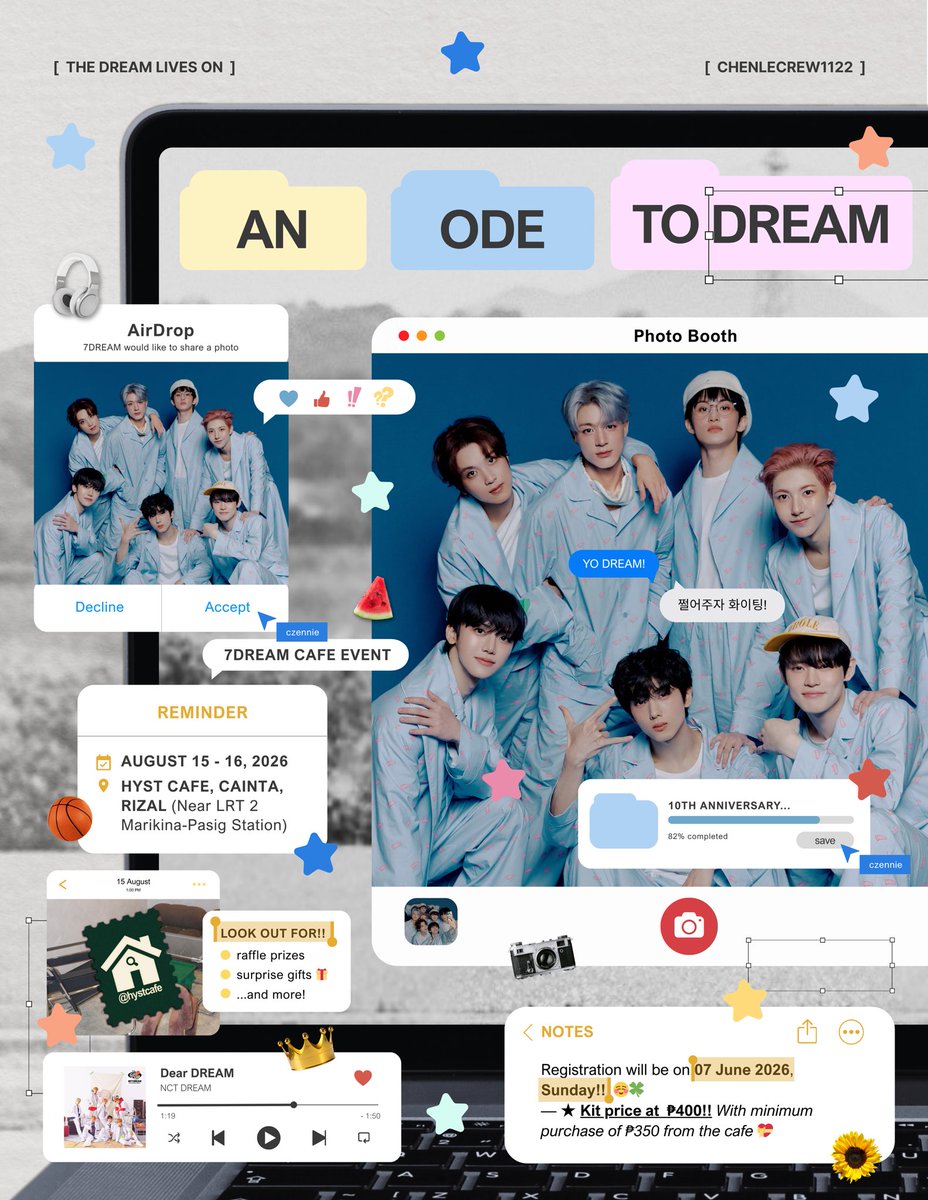 CHENLECREW1122's tweet photo. 𝐀𝐍 𝐎𝐃𝐄 𝐓𝐎 𝐃𝐑𝐄𝐀𝐌 𝐎𝐧𝐥𝐢𝐧𝐞 𝐊𝐢𝐭𝐬 ⭑

—★ PHP 400 + PF & LSF

⤷ doo: june 19, fri or until slots are filled
⤷ dop: june 21, sun (cse kits)

𝗿𝗲𝗴𝗶𝘀𝘁𝗲𝗿 𝗵𝗲𝗿𝗲 ⭐️
★ https://t.co/DcFHvr5jxh

#AnOdeToDream