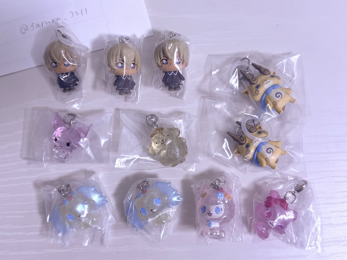 faruru_3211's tweet photo. 【めじるしアクセサリー ガチャ 交換】

譲:画像のもの

求:その他めじるし(3枚目のみ譲渡可能)

1枚目は3枚目から1点抱き合わせお願いいたします。(安室は2点以上の方優先)

郵送希望です
お気軽にお声掛けください🙌
 #めじるしアクセサリー #ガチャ交換 #サンリオ  #妖怪ウォッチ  #呪術廻戦 https://t.co/mJrDdZjVmn