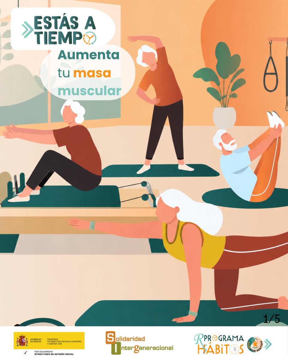 SolidaridadIn's tweet photo. 👣 Con los años perdemos masa muscular, pero podemos actuar para mantenerla y fortalecerla.

🔑 3 claves:

🥚 Proteínas de calidad
🥤 Creatina
🏋️ Ejercicio de fuerza

Esta combinación puede ayudar a prevenir la sarcopenia y favorecer una vida más activa, saludable e independiente. 💪

¡Estás a tiempo, aumenta tu masa muscular!

https://t.co/gfR4rvJTXk