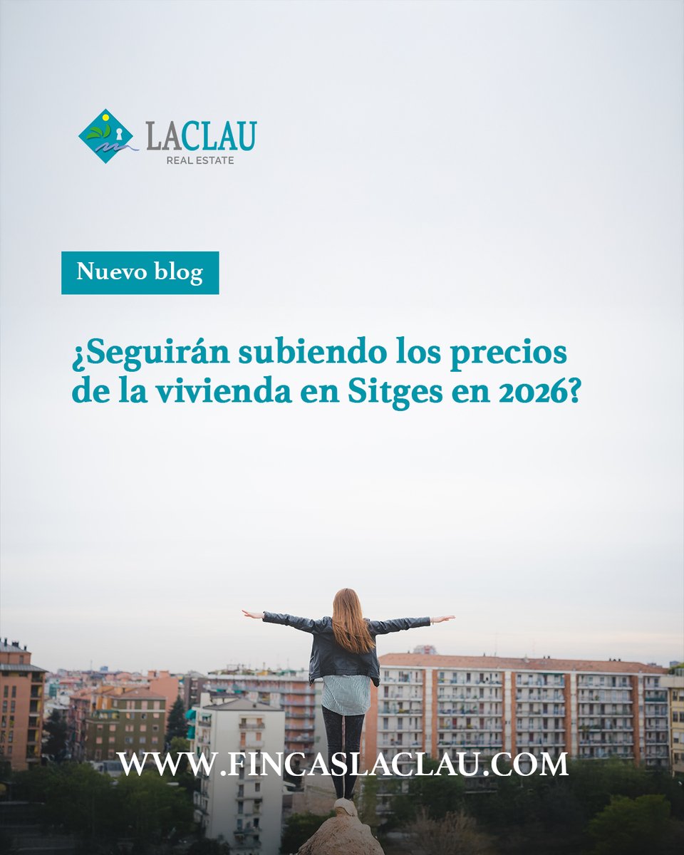 LaClauGroup's tweet photo. 📈 ¿Los precios de la vivienda en Sitges seguirán subiendo en 2026?

Analizamos la situación actual del mercado y las previsiones para los próximos meses.

👇 Descubre qué está pasando realmente.

👉 https://t.co/nxopUA9JV4 https://t.co/k83TIA4ND5