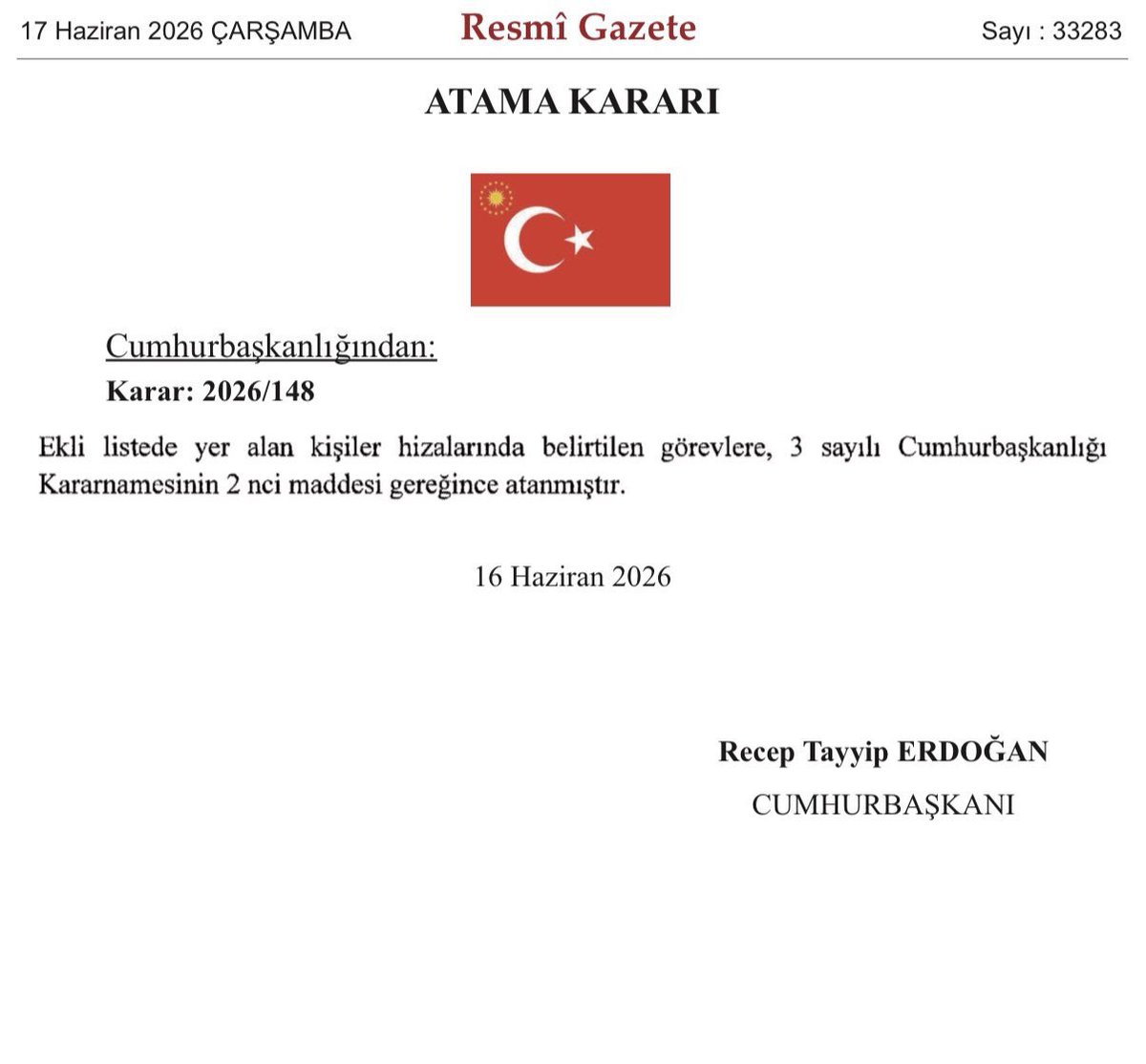 KaramikSunay's tweet photo. Sayın Cumhurbaşkanımız @RTErdogan’ın imzasıyla yayımlanan Mülki İdare Amirleri Atama Kararnamesi kapsamında ilimize atanan Adana Vali Yardımcıları Sayın Ercan Çiçek ve Sayın Nuri Mehmetbeyoğlu’na, İmamoğlu Kaymakamlığı görevine atanan Sayın İbrahim Şenkon’a yeni görevlerinde başarılar diliyorum.

Ayrıca görev süreleri boyunca Adana’mıza ve ilçelerimize değerli hizmetlerde bulunan, görev yerleri değişen Vali Yardımcılarımıza ve Kaymakamlarımıza teşekkür ediyor, bundan sonraki görevlerinde üstün başarılar diliyorum.

Yapılan atamaların Adana’mız ve ülkemiz için hayırlı olmasını temenni ediyor, tüm mülki idare amirlerimize muvaffakiyetler diliyorum. 🇹🇷