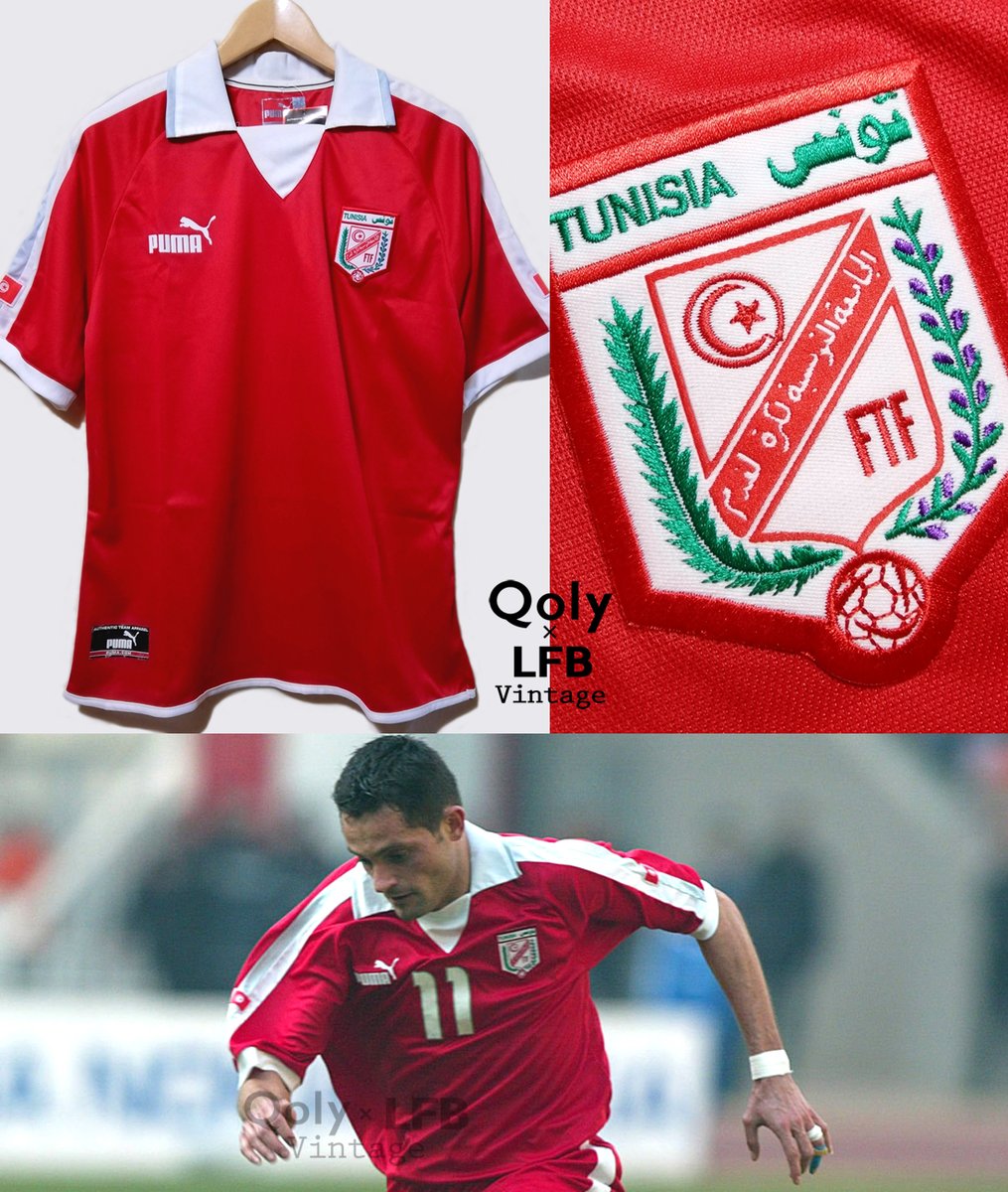 新品】 🇹🇳チュニジア代表 2004 Puma アウェイ半袖 ユニフォーム