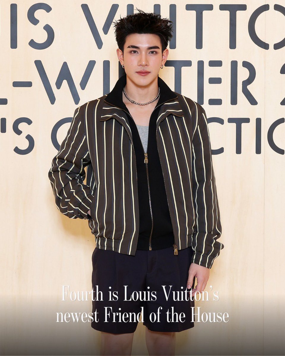 FourthOfficiall's tweet photo. IG Post Update [17062026] : harpersbazaarsg

FOURTH FRIEND OF LV
#LouisVuittonxFourth @tawattannn 
#LouisVuitton @LouisVuitton 
#Fourthnattawat #โฟร์ทณัฐวรรธน์

We all saw this coming. 🤭

After turning heads in the front row of @louisvuitton’s men’s 2026 shows, @tawattannn has officially been named as the Maison’s newest Friend of the House. Congratulations, Fourth!