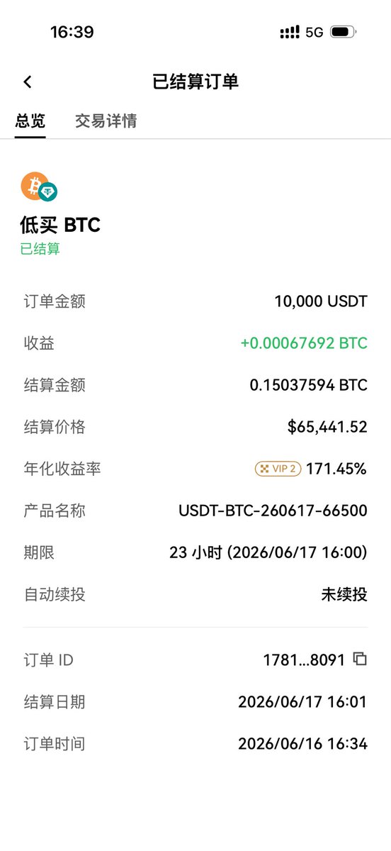 SatoshiCYB's tweet photo. 双币赢贴着当前的比价买了20000刀比特币，差不多0.3+

#比特币 #Hold https://t.co/Nszlgb1UzO