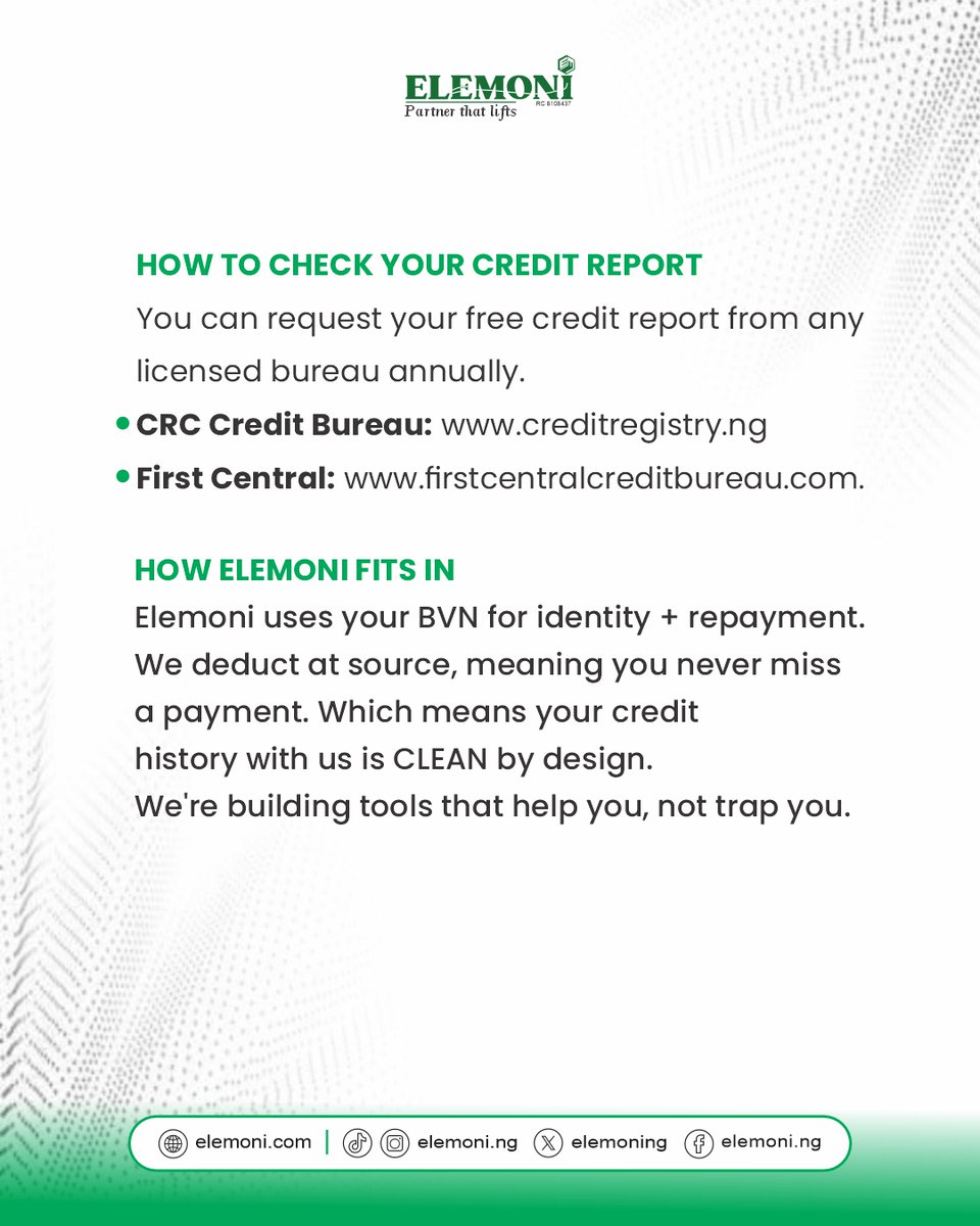 elemoning's tweet photo. Read through to learn what affects your score, how to check it, and how to keep your credit record healthy.

Save this post and share it with someone who thinks credit scores only exist abroad. https://t.co/cbgODETDYv