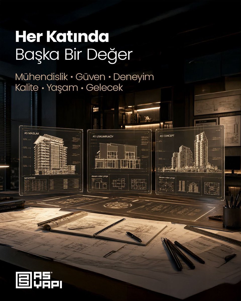asyapi_official's tweet photo. Her proje bir çizgiyle başlar, güvenle yükselir, yaşamla tamamlanır.
AS Yapı; tamamlanan ve devam eden projeleriyle sadece yapılar değil, geleceğe değer katan yaşam alanları inşa eder.
✉️ info@asconcept.com.tr
☎️ 444 4 314
🌐 https://t.co/Zr2lo4HGiz
📍 Basın Ekspres https://t.co/CjoOxbNWsH