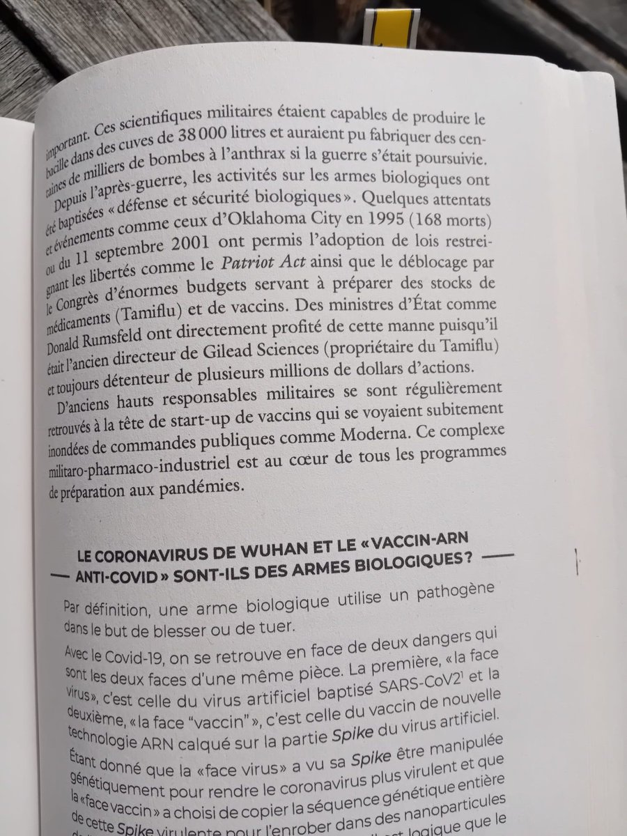 corinne_lalo's tweet photo. Pour la première fois, les Etats-Unis reconnaissent officiellement leur responsabilité dans l'activité des laboratoires biologiques en Ukraine, dits les Biolabs.

L'information était déjà disponible sur Internet, en cherchant, et j'en parle dans mon livre "Fausses pandémies, vrais mensonges, comment on vous trompe en 10 leçons, enquête".

Elle était qualifiée de "fake news" par l'administration Biden et les  "fake fact-checkers".

On comprend pourquoi lorsque l'on découvre que c'est le fils Biden qui détient Metabiota, une entreprise lourdement impliquée dans cette affaire.

La ministre du Renseignement américain Tulsi Gabbard @DNIGabbard  vient de déclassifier une toute petite partie de ces documents avant son prochain départ.

Voici ci-dessous quelques extraits de mon livre concernant cette question.
« Fausses pandémies, vrais mensonges : comment on vous trompe en 10 leçons, enquête »
https://t.co/839VLf8YXh

@maryhollandnyc @RealBadVolf @delbigtree @jon_delorraine