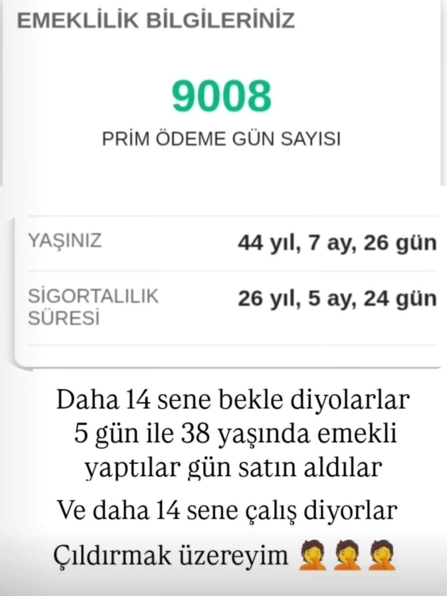 ycelltaskin16's tweet photo. Bir günle bir yılla geç ssk girişi olan arkadaşımız haklı olarak isyan ediyor.
2023 eyt'sinde insanlar 9.000 prim günü yarısı kadar  5000 li günlerde emekli edildi benim suçum ne diyor ?
Bu isyanda son derece haklıdırlar. 

#KademeHaktırVerilecek https://t.co/oEHbyB8QSj