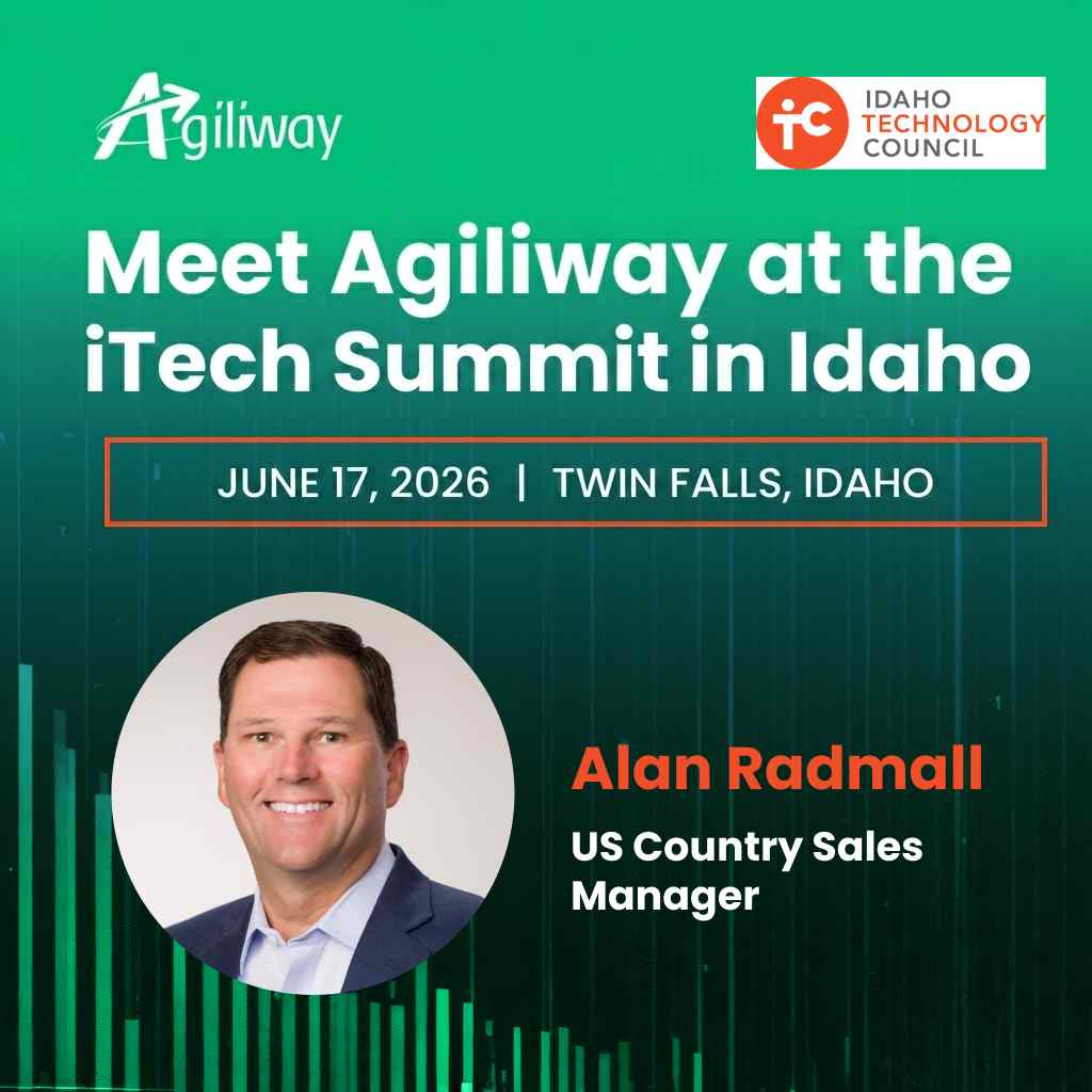 Agiliway's tweet photo. Agiliway is heading to Twin Falls for the Idaho iTech Summit 2026! If you are attending, let’s meet to discuss the latest AI trends and how AI-augmented software solutions can help businesses leverage these shifts.
Alan Radmall, US Country Sales Manager - https://t.co/tcNn0mHLRb https://t.co/hTObvtxxa1