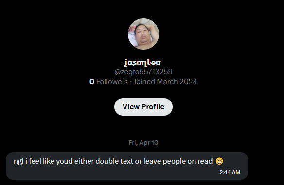 RuthlessDenis's tweet photo. They couldn't get me with the girl bots, so they tried an attractive young asian man. https://t.co/5KOYp3lS23