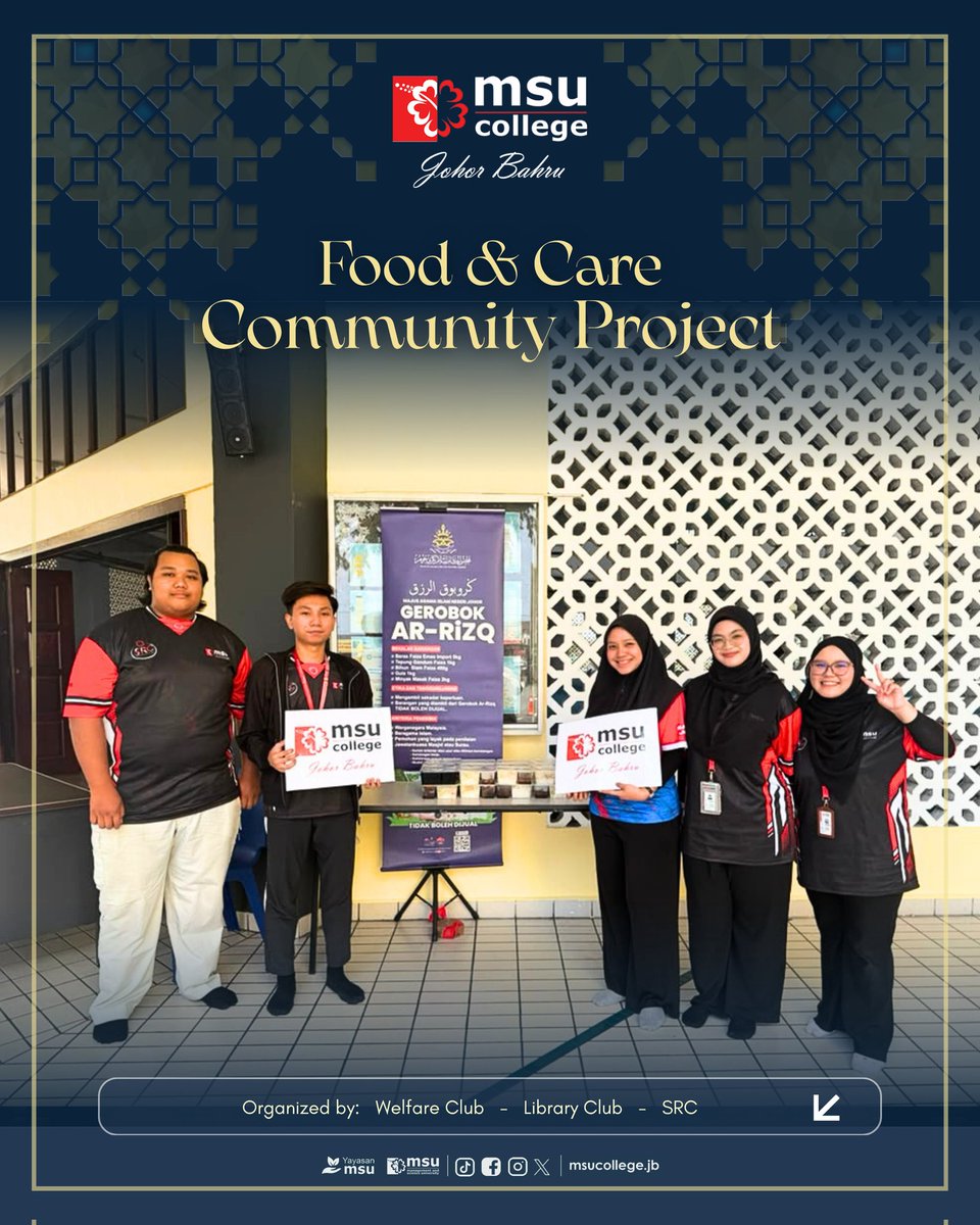 msuc_jb's tweet photo. Grateful for the success of the Food &amp; Care Community Project. Together, we distributed food and daily necessities to communities around Johor Bahru, especially Kampung Melayu Majidee.

❤️🌺
#MSUrians #MSUCollege
#MSUcare #MSUCollegeJohorBahru https://t.co/yqajeboZbr