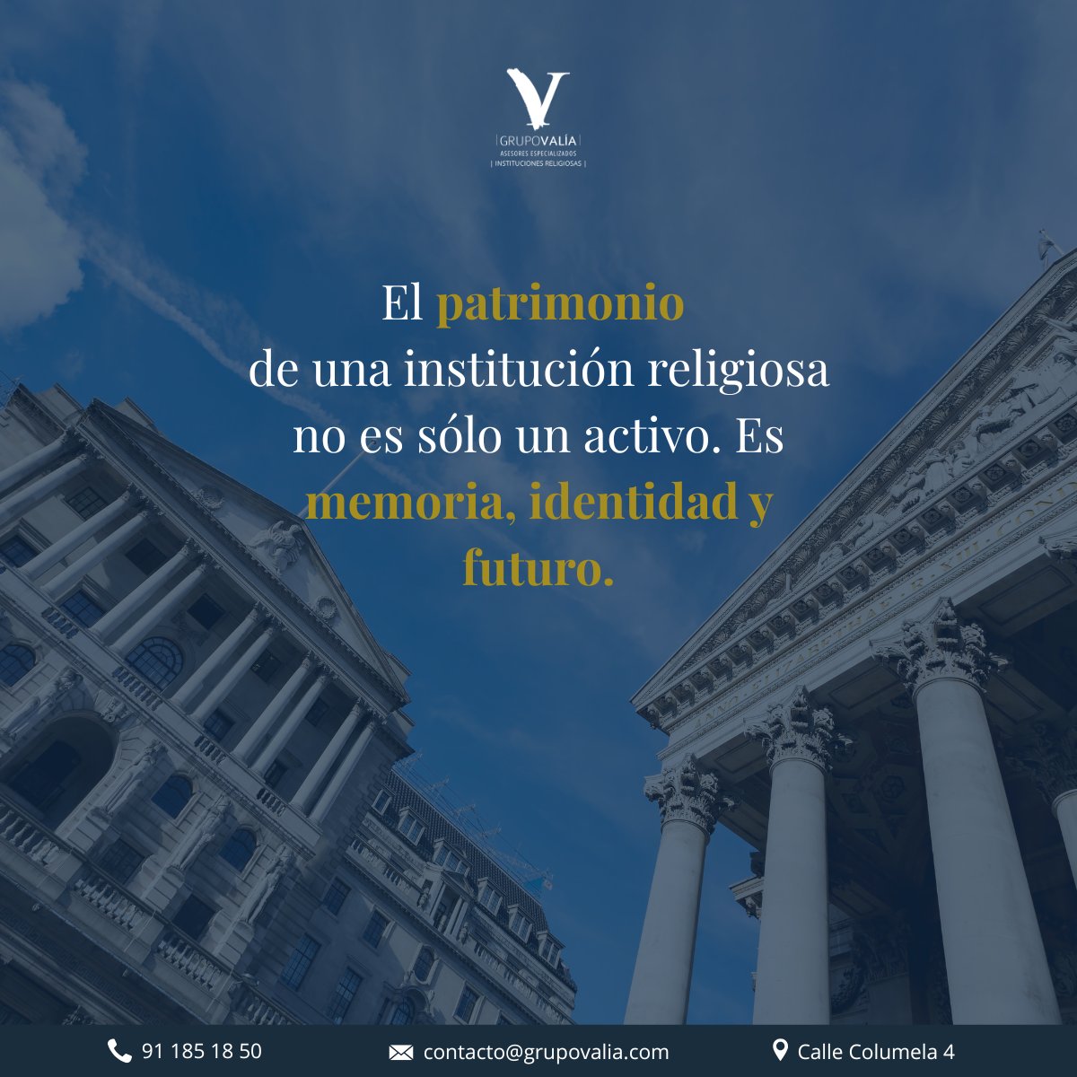 ValiaIR's tweet photo. En España hay más de 3.000 congregaciones religiosas activas. Todas ellas gestionan patrimonio, contratos, personal y recursos.

Pocas cuentan con equipos especializados para hacerlo.

Ahí es donde entra la profesionalización del sector.

#ValíaInstitucionesReligiosas https://t.co/FAmcqlDeWN