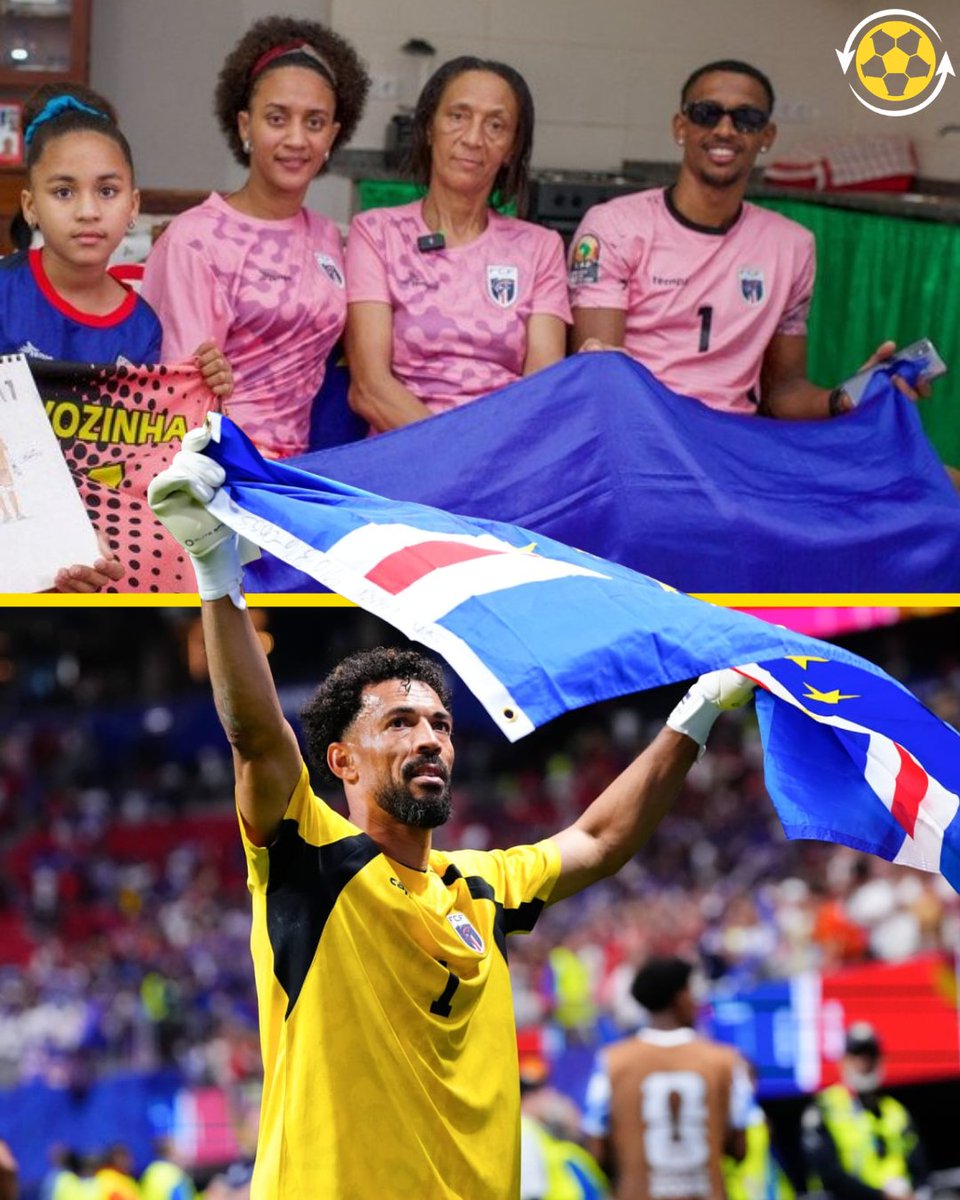 DeadlineDayLive's tweet photo. 🚨 𝗕𝗥𝗘𝗔𝗞𝗜𝗡𝗚: The U.S. State Department is working to help Cape Verde goalkeeper Vozinha's mother travel to the United States so she can watch her son play at the World Cup. 🇺🇸❤️🇨🇻

Efforts are underway to make the special reunion happen during the tournament. 🌎

(Source: CNN)