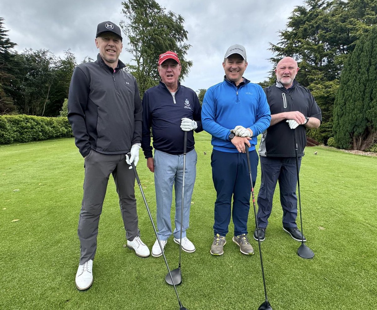 UlsterPressGolf's tweet photo. Congratulations to Colin Knox on a fantastic Captain’s Day @KnockGolfClub 
Big thanks to sponsor @amorrisgolf and well done to Darren Steenson to taking the win with a great score of 38 points.
See more - https://t.co/chDdbMcQrF https://t.co/5RcviLrSgf