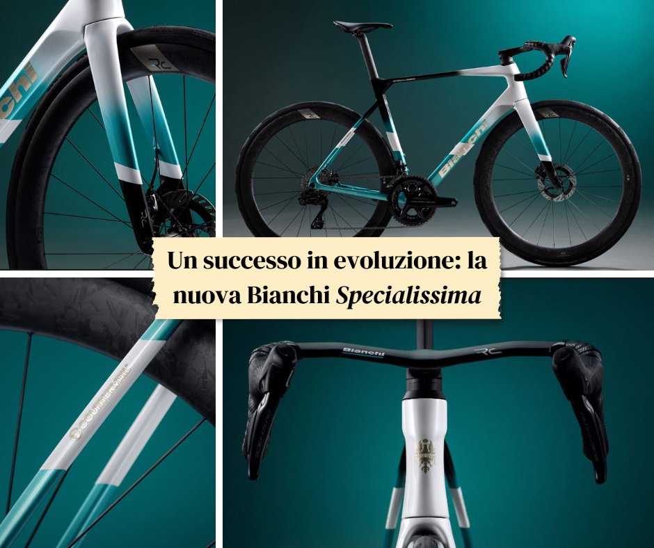 biondo2k's tweet photo. @BianchiOfficial "inaugura" l'estate (stagione delle novità per la bike industry) con la nuova #specialissima. 3 versioni, dalla "classica" alla PRO alla "RC", e sviluppo sul modello precedente (una bici ideale, non solo perché è quella che uso...) con prestazioni massimizzate. https://t.co/fjVfJhKBhG