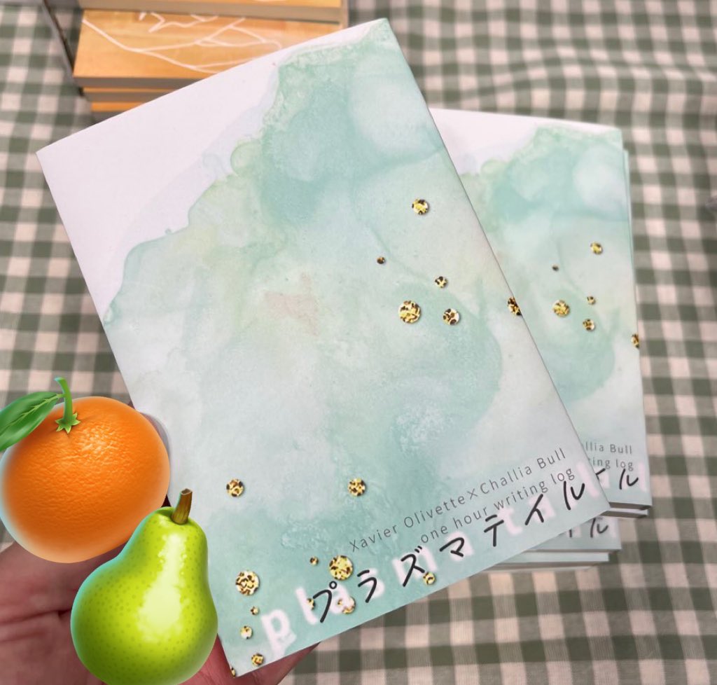 deeeeeeeel's tweet photo. ２月発行のエグシャリ
🟧🟩既刊２種委託中です🟧🟩
←🗝️二度目の初夜本
ワンライ再録＋書き下ろし✨→
７月も少し持っていきます
https://t.co/totzauhRLc https://t.co/LveWdYUHwp