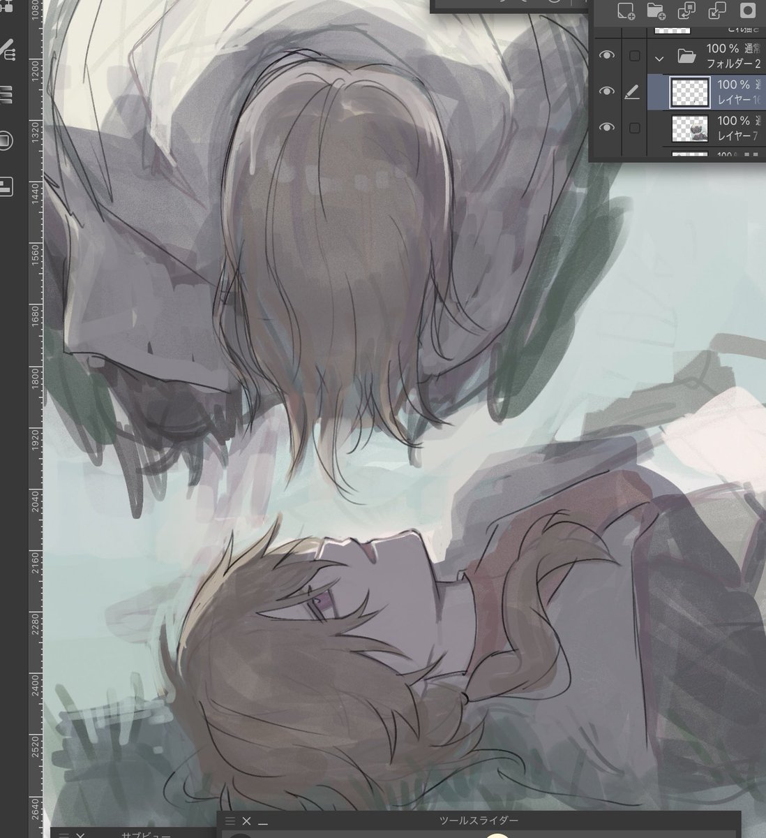 77_mu_'s tweet photo. 練習とボツ https://t.co/ZuWJYFWX7e