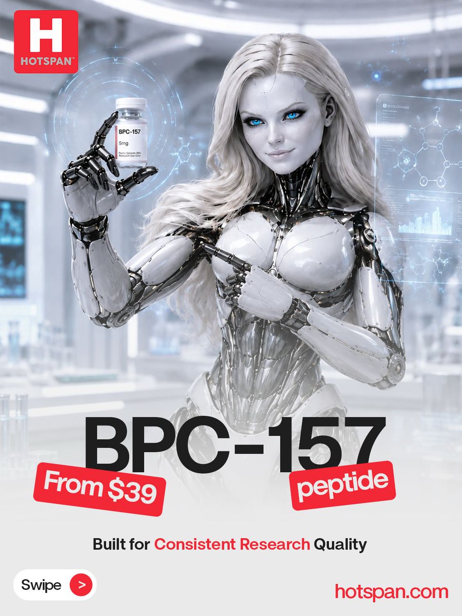 _hotspan's tweet photo. Precision matters when it comes to research quality.
.
#hotspan #bpc157 #peptide #researchpeptides #peptideresearch 
.
[ BPC-157 peptide, research peptide, peptide supply, laboratory research, premium peptides, quality focused, scientific research, peptide products ] https://t.co/GACthsiWuC