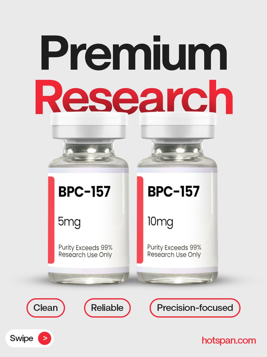 _hotspan's tweet photo. Precision matters when it comes to research quality.
.
#hotspan #bpc157 #peptide #researchpeptides #peptideresearch 
.
[ BPC-157 peptide, research peptide, peptide supply, laboratory research, premium peptides, quality focused, scientific research, peptide products ] https://t.co/GACthsiWuC