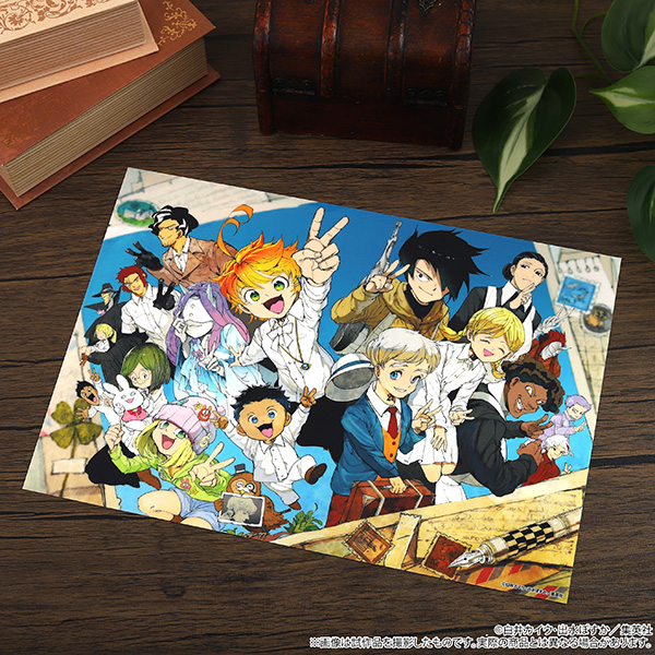 neverlandcheck's tweet photo. アニメイトオンラインで予約開始！

約束のネバーランド クリアポスター

88話 扉絵
102話 扉絵

2026/09/12 発売

https://t.co/hitFPAKYua https://t.co/hov4zN1wS7