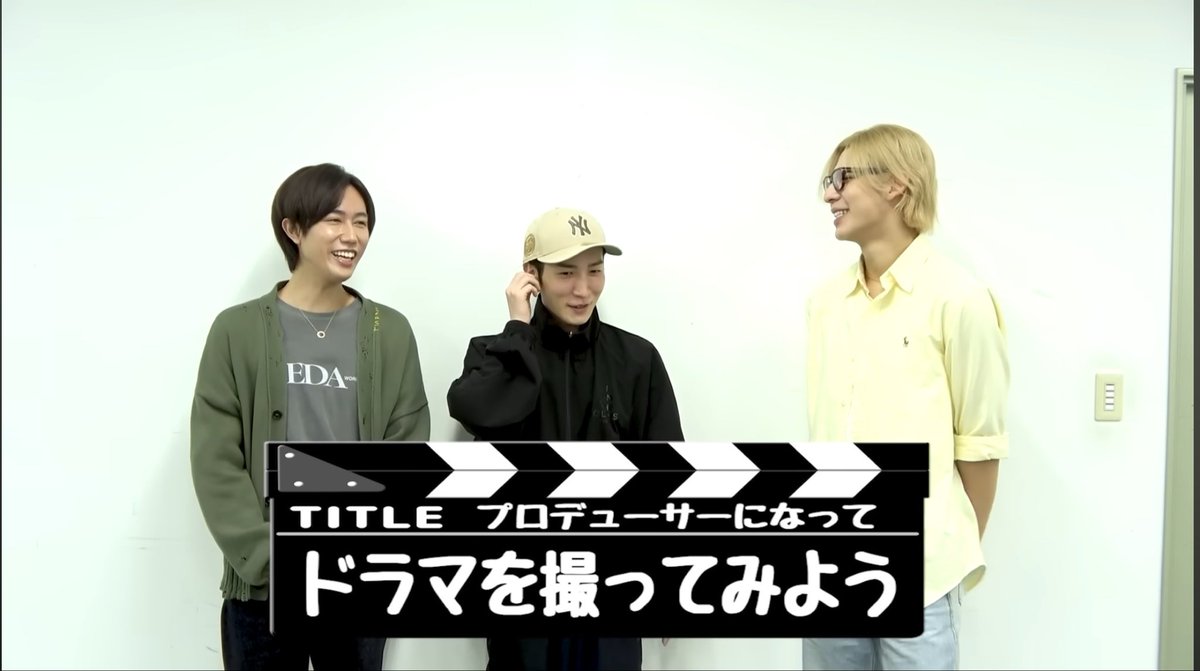 ga_h6i's tweet photo. コント「ドラマを撮ってみよう」

トリオ芸人みたいな並びすぎた😂 https://t.co/66UzSdSHQ7