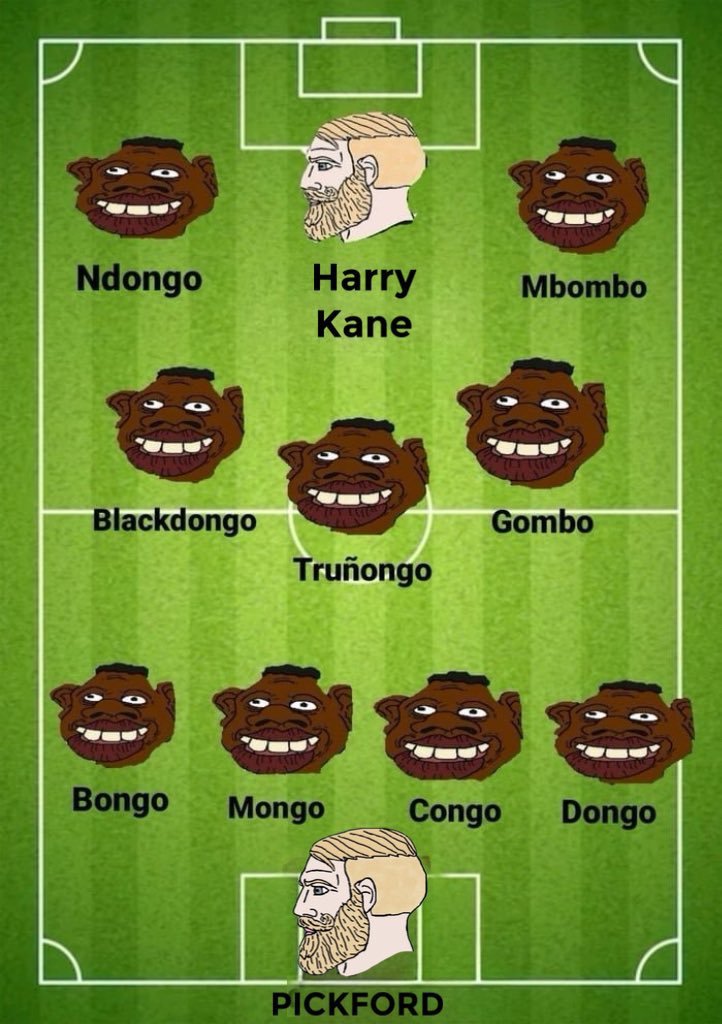 Epsilon_Indi_c's tweet photo. The World Cup worked because it was Europeans and South Americans playing for European and South American nations.
Now it's just Africans playing for everybody. https://t.co/IeJLpIPH45