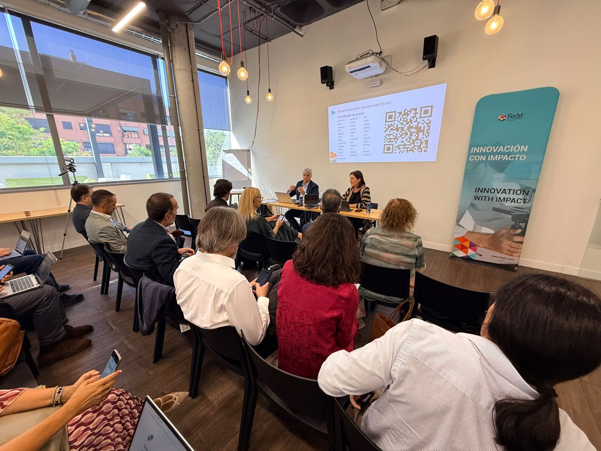 Fedit's tweet photo. Arranca la LXIV Asamblea General de la Federación Española de los #CentrosTecnológicos (#Fedit)

#GeneraciónDeConocimiento #TransferenciaTecnológica #InnovaciónConImpacto https://t.co/sVp6QBM0lZ