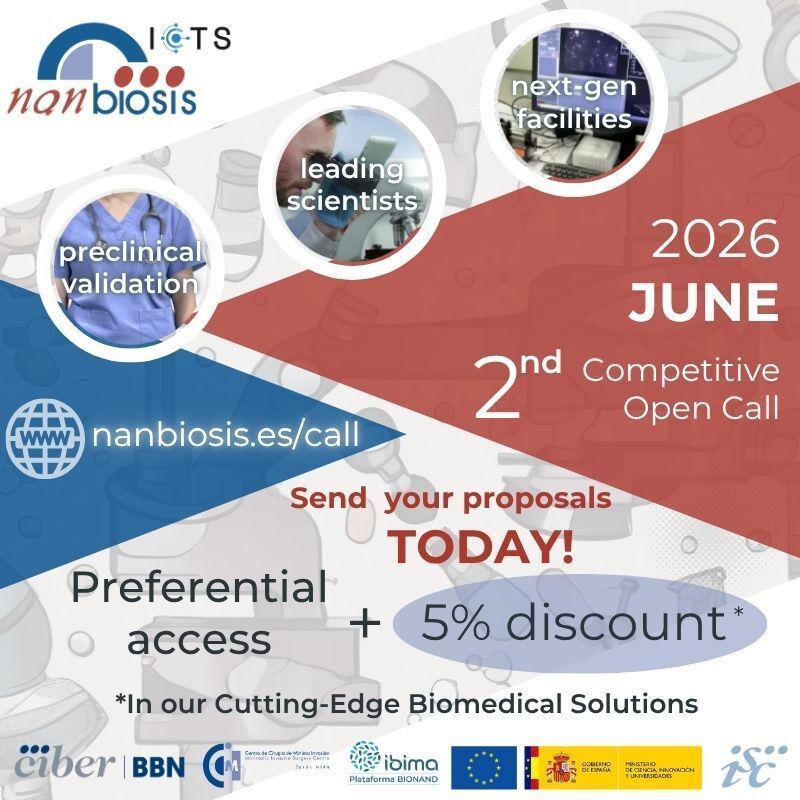 Nanbiosis's tweet photo. 💡 Got a great research idea?
We are listening.

The NANBIOSIS Open Call is now accepting applications until June 30. 

More info: https://t.co/yDoaIZhuAp 

#CEBS #CEBiomedS #ICTSnews #NanbiosisExpertise https://t.co/8KaFFHPBYk