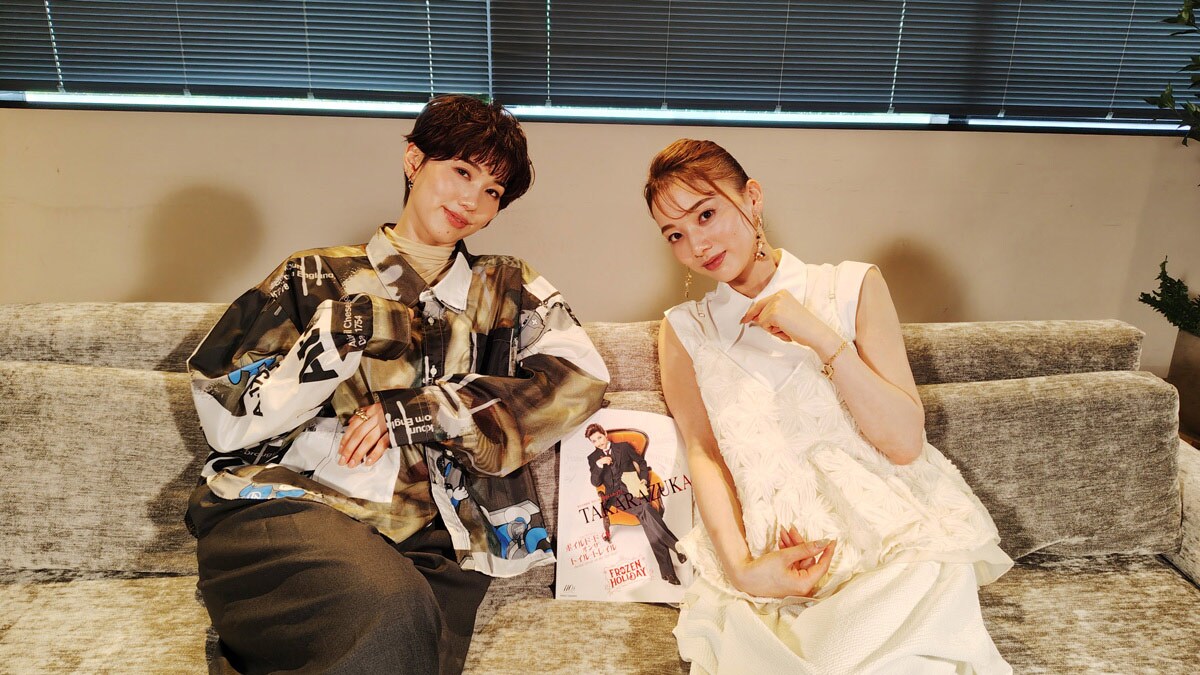 stage_natalie's tweet photo. 彩風咲奈＆夢白あやがお互いをコーディネート！WOWOW「宝塚プルミエール」ロケスペシャル
https://t.co/U0RvyTxUiO https://t.co/BR5HGM9NjB