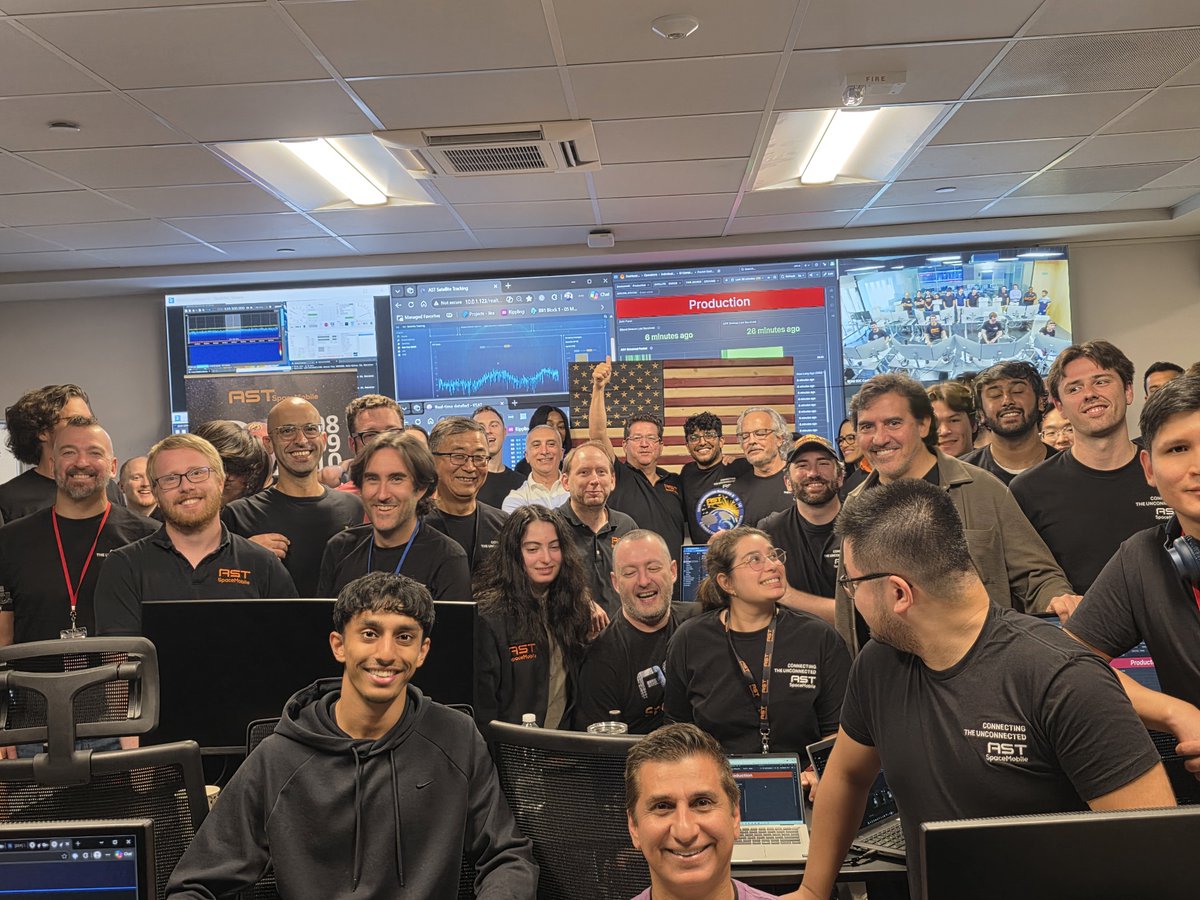 AbelAvellan's tweet photo. Successful launch!🚀🚀🚀🚀🚀🚀🚀🚀🚀🚀
All satellites were captured within minutes and already orbiting Earth with all systems nominal.

Congratulations to the incredible AST SpaceMobile team!  250Y U.S.A. 🌎📶 🤠 https://t.co/QvaWwsrvVX