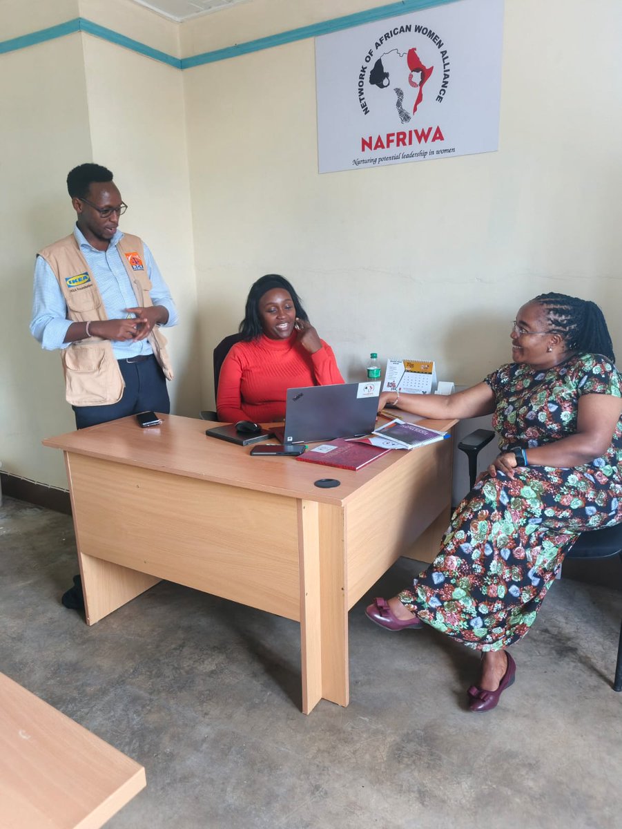 NAFRIWA's tweet photo. Meaningful conversations, stronger partnerships, greater impact. 🤍❤️🖤

NAFRIWA was honoured to engage with Ms. Jane Waithera and Mr. Bonkey Muhumure (RCK) as we continue advancing inclusion and empowering women across communities. ✨

#NAFRIWA #PartnershipsForImpact https://t.co/5dJMs6KW8z