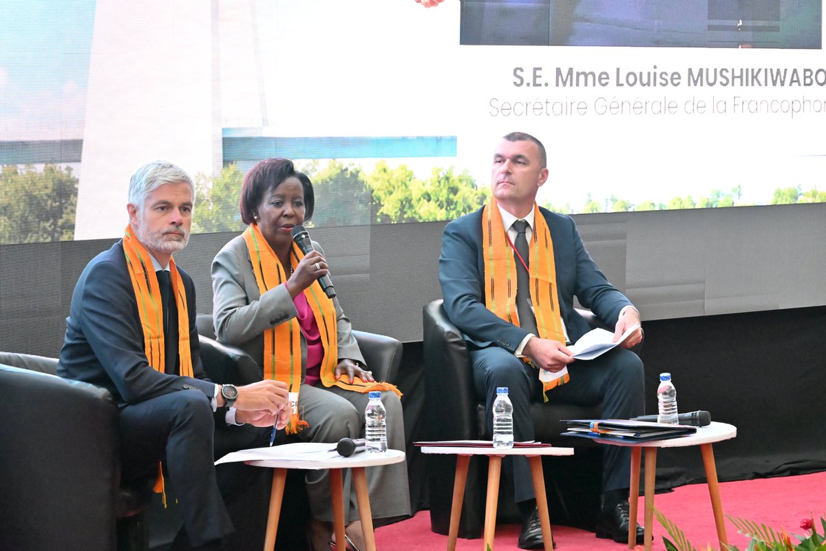 UnfpaCI's tweet photo. M. @kabore8saidou, Représentant de l'UNFPA, a pris part à l'ouverture de l'AG de l'AIRF &amp; aux Rencontres Économiques Francophones. Un des temps forts de la journée a été l’organisation d’un panel autour du thème : « La Francophonie, espace de stabilité et de croissance ? ». https://t.co/BrhZEXE2dp