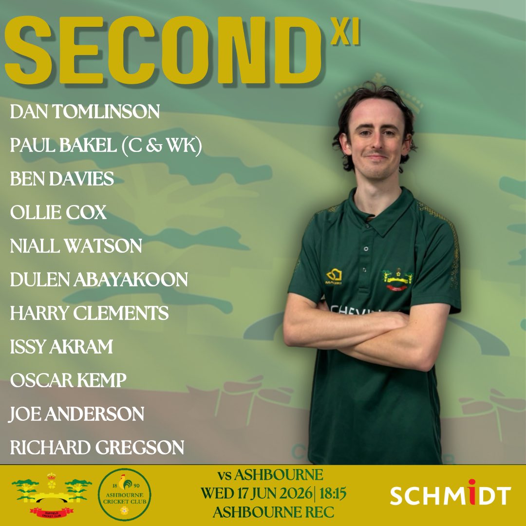 Duffieldcc's tweet photo. 🏆 Two of our sides are in short format cup action this evening! 

🏞️ The Scoobs travel to fellow Division 4N side Ashbourne in the second round of the Butterley Cup. Oscar Kemp makes his 2nd XI debut. https://t.co/EeB5zSu0US