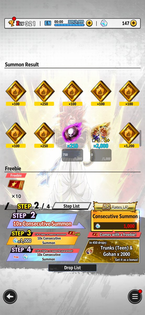 Mikochhi's tweet photo. @DokkanAssets This was with 5000 cc haha https://t.co/KE04psphlO