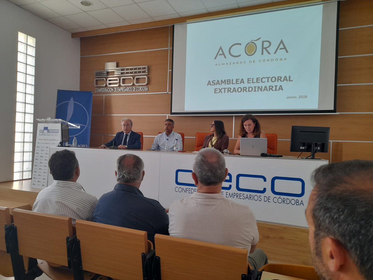 ACORACORDOBA's tweet photo. En la Asamblea General de ACORA celebrada en el día de ayer, Mª Carmen Cano ha sido proclamada presidenta de la Asociación.
Agradecemos a Belén Luque su dedicación durante los últimos ocho años al frente de ACORA y deseamos a Mª Carmen Cano mucho éxito en esta nueva etapa. https://t.co/tw0Hk5gO8J