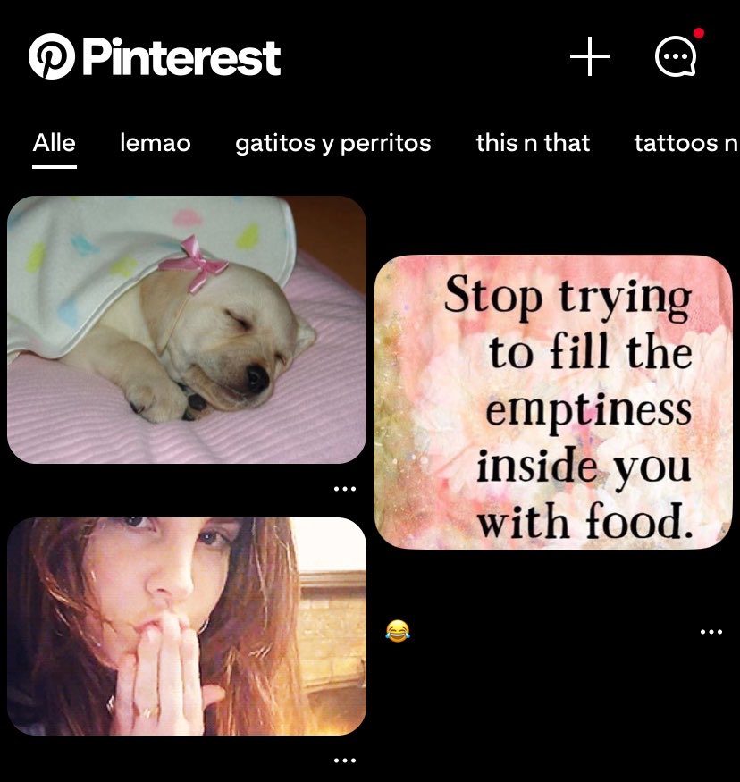 diaryojo's tweet photo. first thing the bulimic sees when opening pinterest https://t.co/gkcW2xNYz2