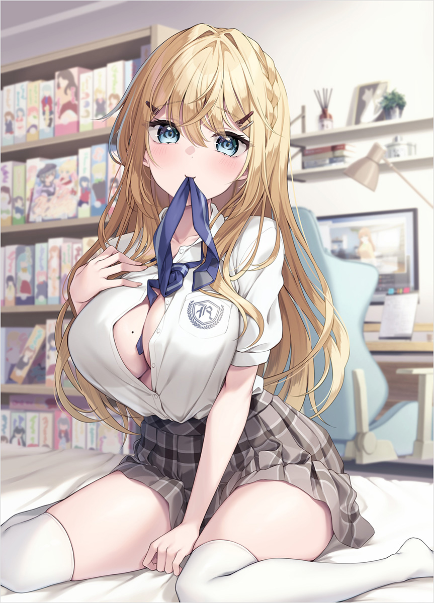 MB_novel's tweet photo. 📕予約情報

2026/7/15発売　#GA文庫
『エロゲ好きな美少女は、エロゲみたいなこと全部シてほしい』
著：鏡遊先生 @kagami_yuu / イラスト：瀬奈茅冬*先生 @snow_chifuyu

✨描き下ろしB2タペストリー✨付きメロン限定版が予約受付中🎉

🍈メロン特典：書き下ろしSS小冊子

超期待の新シリーズが7、8月に連続刊行！！
こちらは1巻のタペストリー（お風呂）です💕

1+2巻連動購入フェアもあり！
確実に手に入れたい方は今すぐ予約をお願いします🙌

#びしょして

🔽通販はこちら
https://t.co/GtLiH5Kggb
