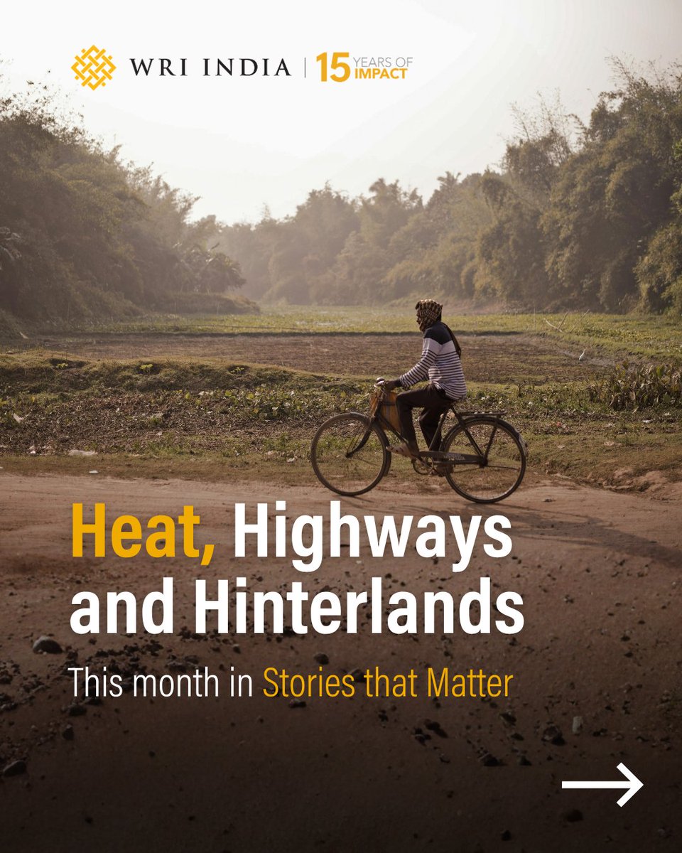 WRIIndia's tweet photo. ☀️ From capturing #heatchallenges amongst vulnerable populations, to the evolving landscape of #freightdecarbonisation and how locally led adaptation can build #communityresilience, this edition of our monthly roundup covers it all.
 
🔗 Subscribe Today: 
https://t.co/YTAvPZzudI https://t.co/oSDyuQOfah