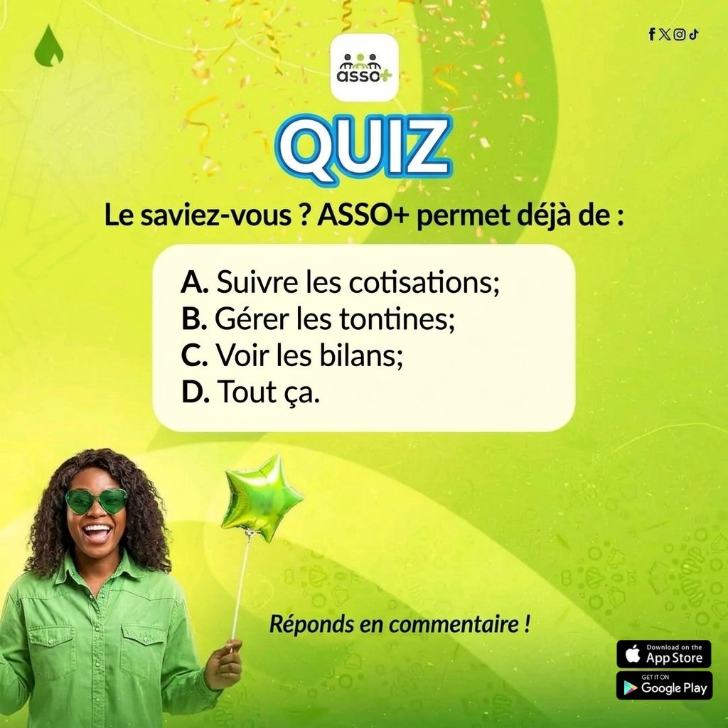 farotyMe's tweet photo. 🔴 QUIZ TIME !

Le savais-tu ? ASSO+ te facilite déjà la vie au quotidien…

👉 À ton avis, la bonne réponse c’est laquelle ?

Réponds en commentaire ⬇️

#ASSOPlus #Faroty #Quiz #Engagement #Tontine #FinanceSimple https://t.co/GsaWyCws5k