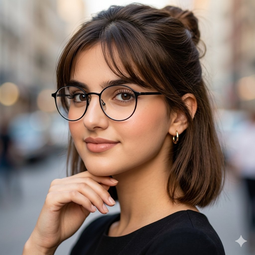 Anonymized Editorial Side-Profile Portrait