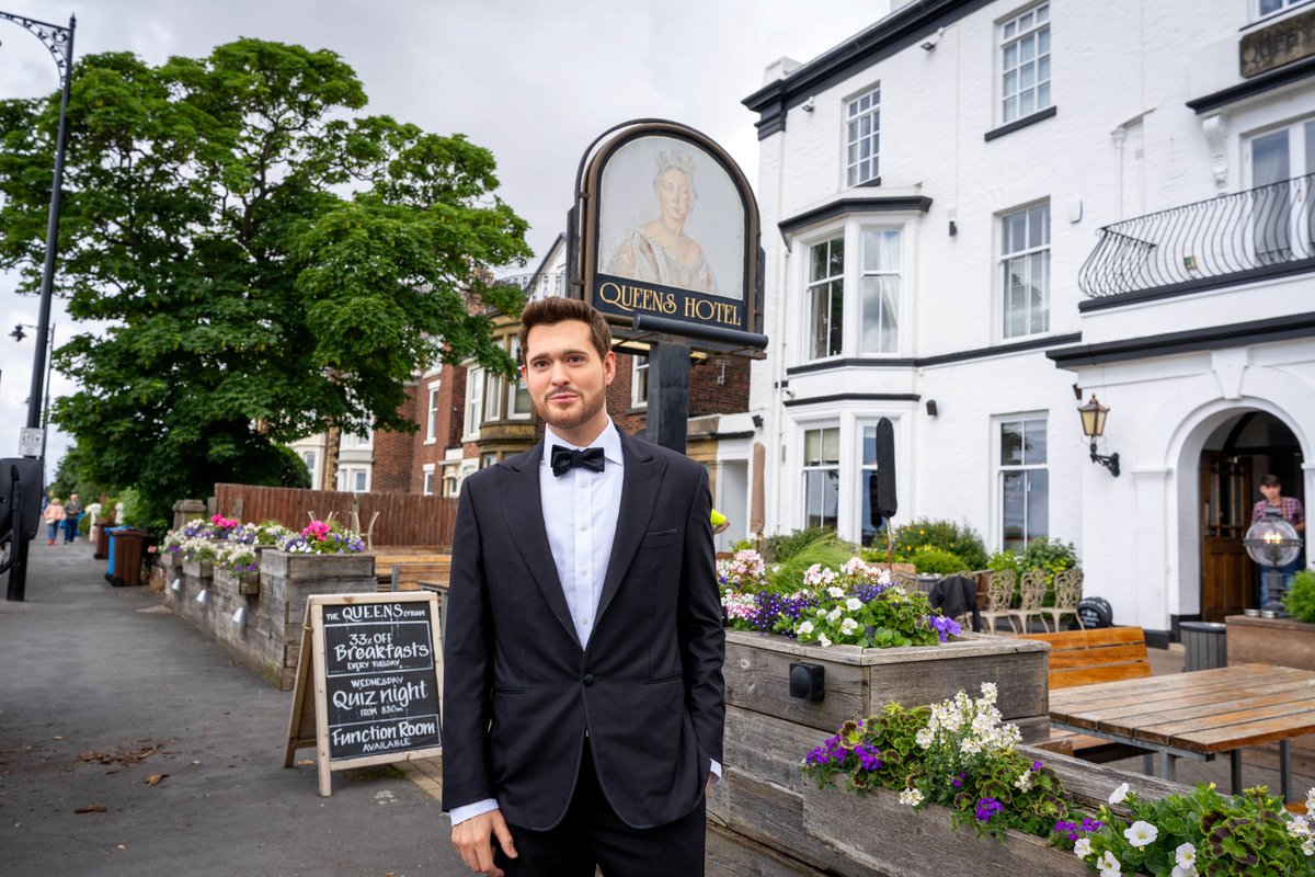 visitBlackpool's tweet photo. Michael Bublé has landed in Blackpool… well, sort of! 😄

The global superstar’s wax figure has arrived at Madame Tussauds Blackpool just in time for his headline performance at Lytham Festival next month.

Even better, from 17-21 June, the attraction is giving away tickets to the festival. All you need to do to win is visit the attraction and find the hidden Golden Letter.

There will only be one set of tickets given away per day, so book your tickets now.

ℹ https://t.co/uZkhd8hWnv