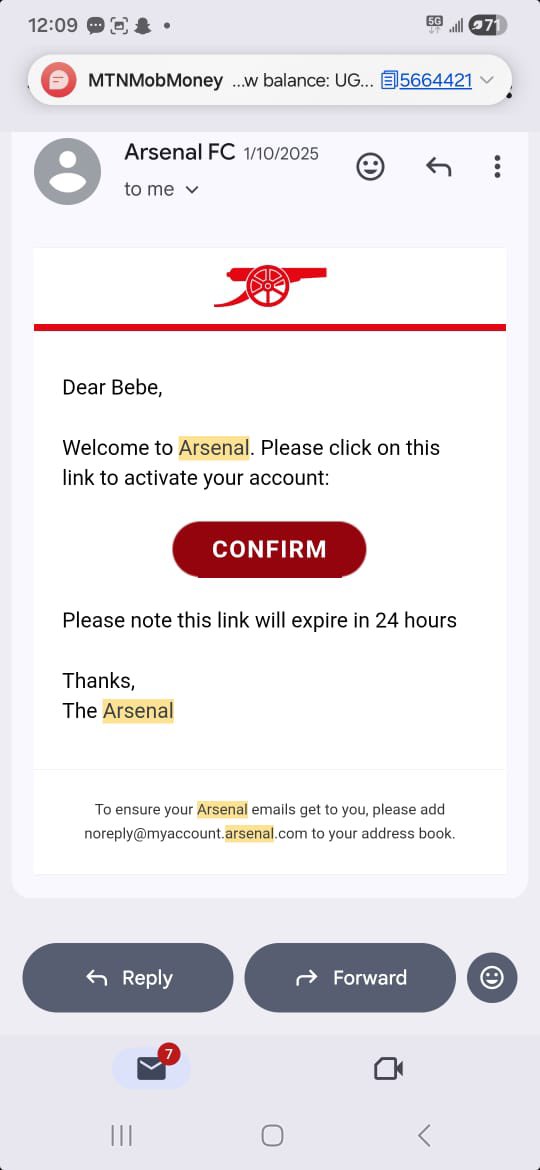 BebeCoolUG's tweet photo. It all started the day i bought tickets to watch an @Arsenal game last year in January at the Emirates stadium.
I was seated on the second row just behind the Arsenal players bench.
The game ended and i received this message followed by a call as i was coming out .
But on this same day i had seen this woman walk through the Arsenal players tunnel just before the players came out and this was noticeable by anyone,so did i.
At that same time she was exactly dressed like the pics she sent me here in the screenshot.
Your excellency the president of Rwanda @PaulKagame ,i kindly request for an investigation because this lady is dragging your country’s name in the mud.
#VISITRWANDA 
To be continued….