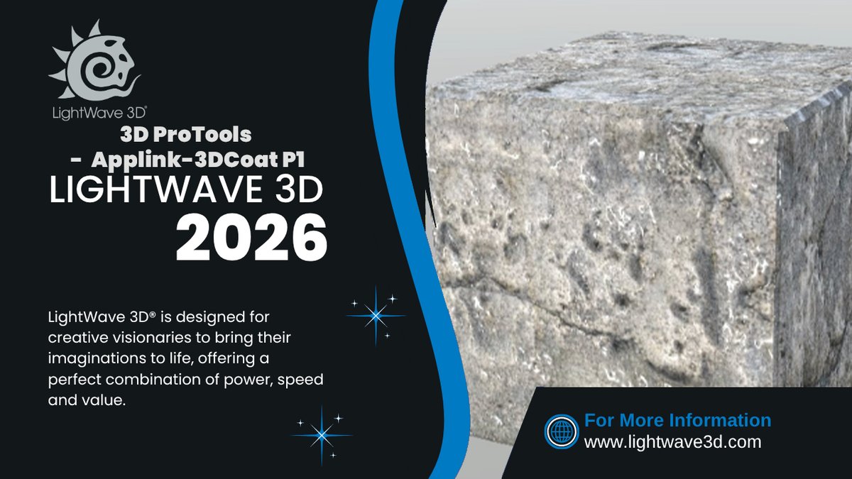 lightwave3d's tweet photo. Lightwave 3D  ProTool -  Applink LW - 3DCoat.
https://t.co/6J9MnNc7TF https://t.co/cC6LBTs8DX