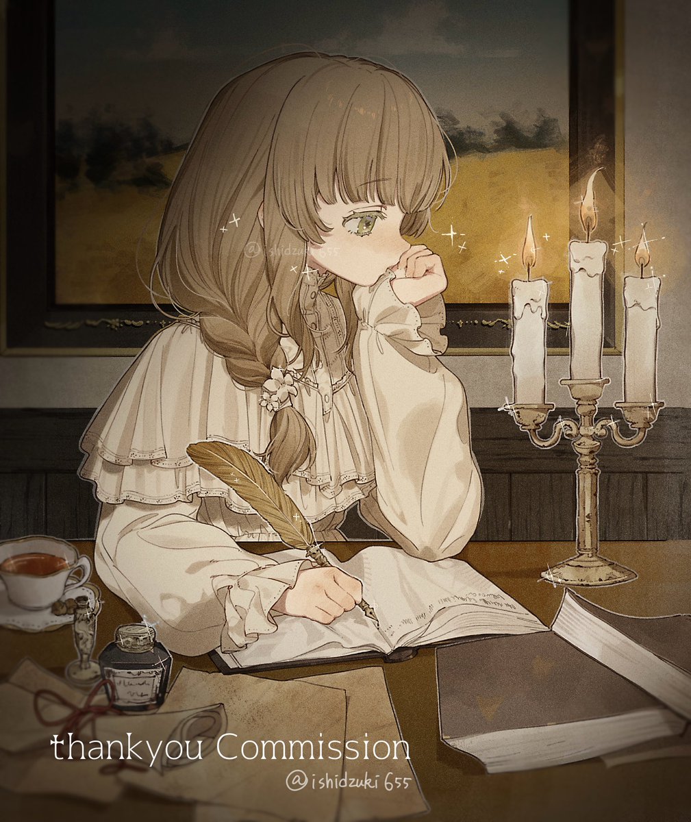 ishidzuki655's tweet photo. #skeb 🕯📚☕️*.+ﾟ https://t.co/IvfUz7N2ea