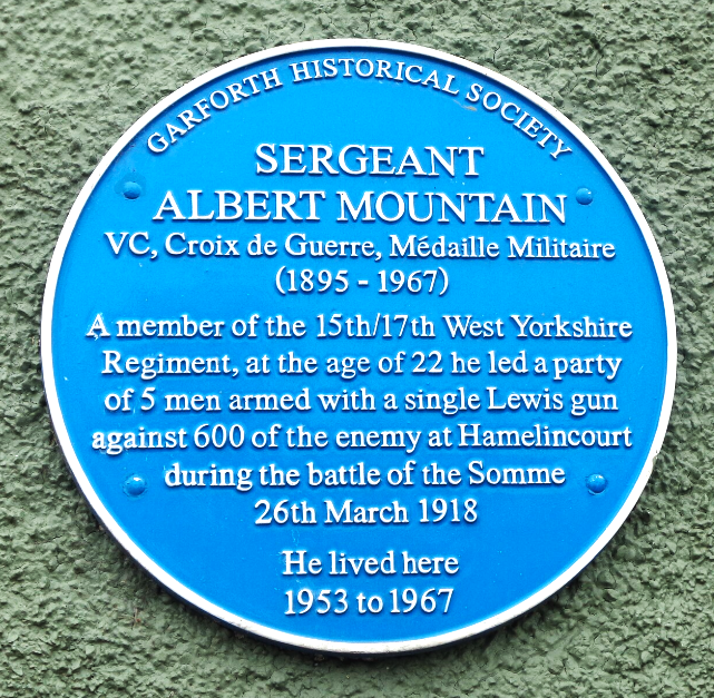 TheLastBantam's tweet photo. YORKSHIRE BANTAM WINS V.C.!

1918 - Sgt. Albert Mountain awarded the Victoria Cross for leading five men and a Lewis gun against 600 of the enemy at Hamelincourt, France.

The Last Bantam, about a Dublin Bantam, is in the Scarborough Fringe on Saturday!

https://t.co/TeQ3r4Gx73 https://t.co/rxxrblBpRP