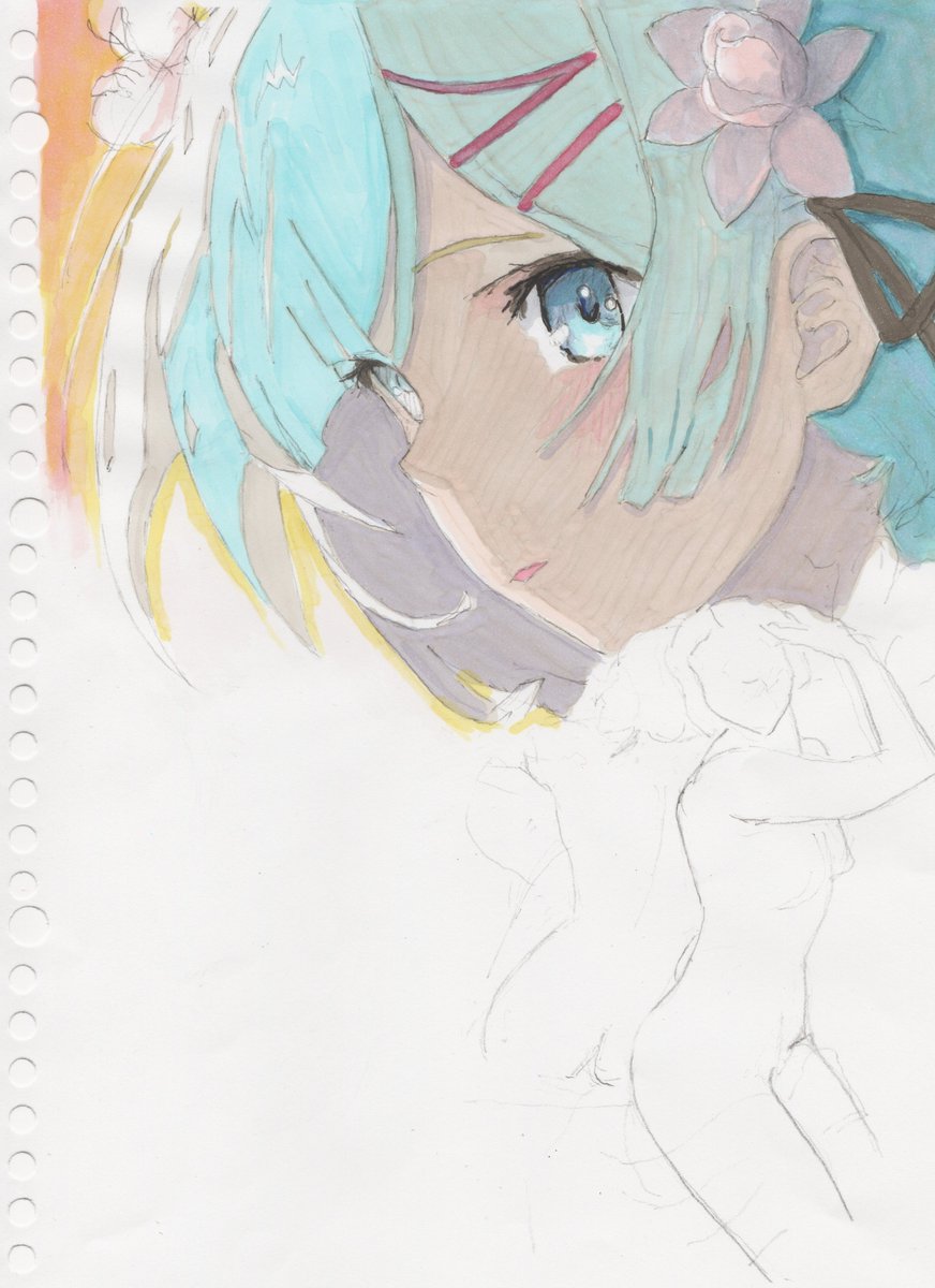 code_finalis's tweet photo. #絵描きさんと繋がりたい
#コピック 
#イラストㅤㅤㅤ 
#リゼロ #rezero
コピックで 塗りました。
見て頂けると嬉しいです。 https://t.co/cknJucQqzN