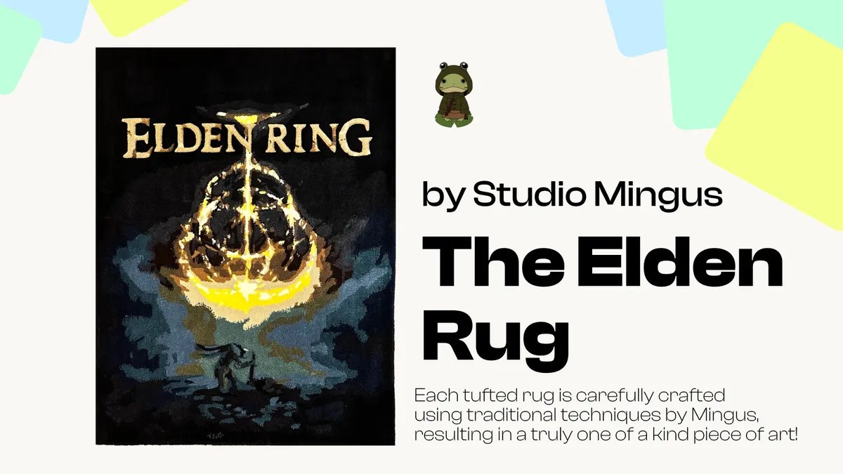 charmpp101's tweet photo. RAFLI keeps finding ways to surprise me.

A few months ago I was following card draws @rafli_win

Now I'm looking at a hand-tufted Elden Ring rug and thinking, "yeah, that's actually pretty cool."

The Elden Rug by Studio Mingus has 8 days left with just $1 entry. 

Meanwhile, the Pikachu Holo and Fukuoka Special Box draws are down to their final 1 day, and the Mega Bundle, Biweekly Prize, and Monthly Prize are still on but not for long too. 

It's an unusual mix of prizes, but the process behind them stays the same, Chainlink VRF, onchain results, and public verification.

Didn't have "rug collector" on my 2026 bingo card, but with $1 I could get this and it could be you too 🫵

See comments for the link.